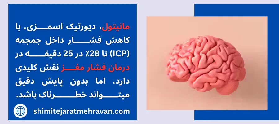 مانیتول و درمان فشار مغز - شیمی تجارت مهرآوان